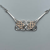 Celtic Hearts Entwined Necklace