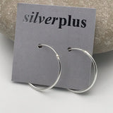 Simple Hoop Earrings 25 mm