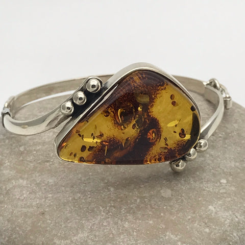 Amber Abstract Modern Bracelet