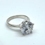 Massive 11mm Diamond Solitaire Ring