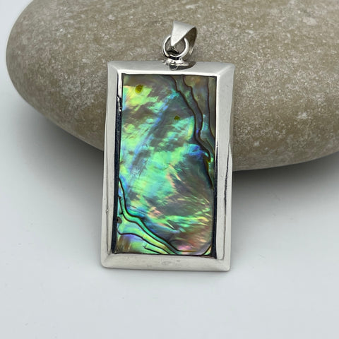 Abalone Rectangle Pendant