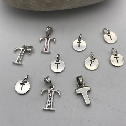 Initial charm letter T