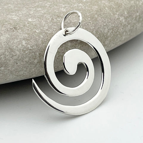 Open Swirl Pendant