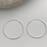 Simple Hoop Earrings 25 mm