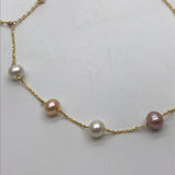 AAA Pearl Bracelet with 14ct gold