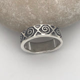 Sterling Silver Unisex Ethnic Ring