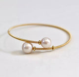 Gold Pearls Bracelet