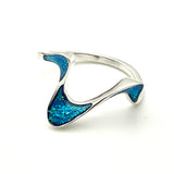 Sterling Silver Ocean Wave Ring