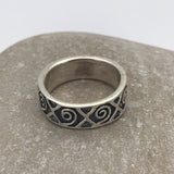 Sterling Silver Unisex Ethnic Ring