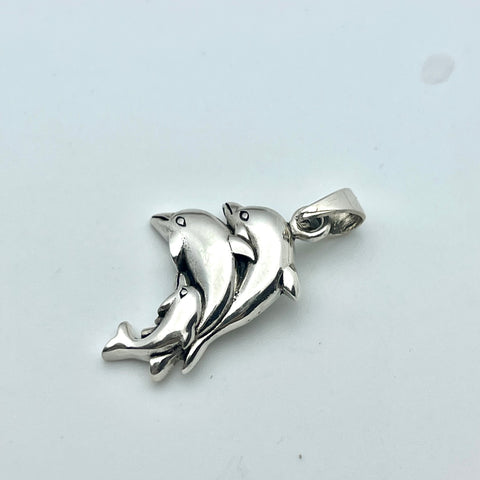 Three Dolphins Pendant