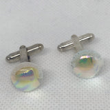 Cufflinks hand made glass