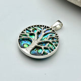 Abalone Tree of Life Pendant