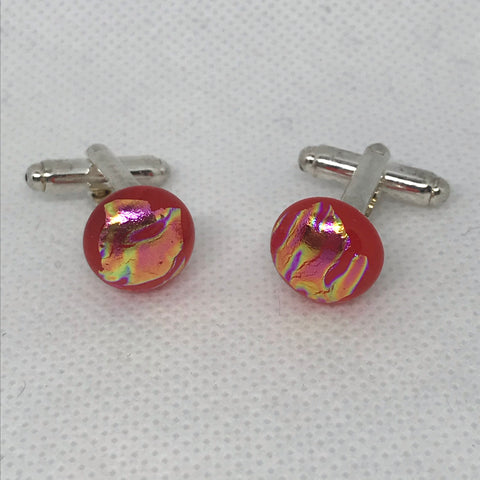 Cufflinks hand made glass