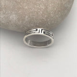 Greek Style Pattern Ring