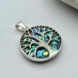 Abalone Tree of Life Pendant