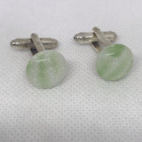 Cufflinks hand made glass