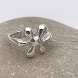 Sterling Silver Paint Splat Ring