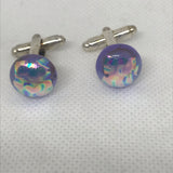 Cufflinks hand made glass