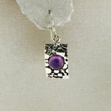 Sterling Silver Bubble Stone - Multiple Colours Earrings