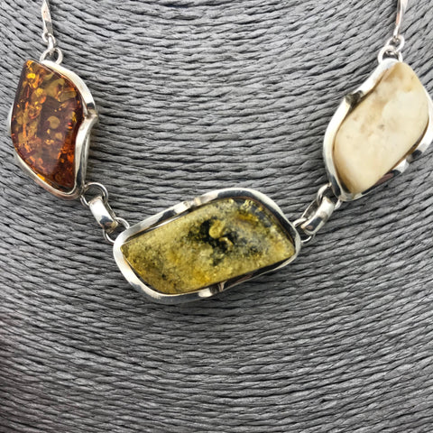 Stunning Contemporary Amber Necklace