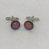 Cufflinks hand made glass