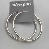 Simple Hoop Earrings 50 mm