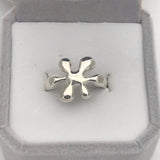 Sterling Silver Paint Splat Ring