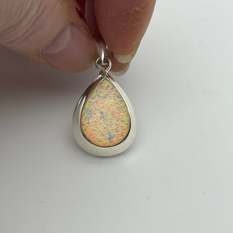 Teardrop Opal Pendant