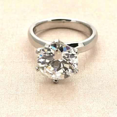 Diamond 10mm Solitaire Bling Ring