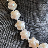 Biwa Pearl Flower Necklace