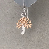 Dainty Tree of Life Drop Earrings
