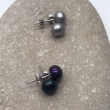 Freshwater AAAA Pearl 8-9 mm stud earrings