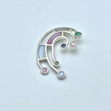 Abstract Art Deco Style Pendant