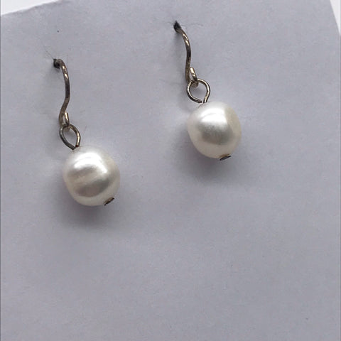 Freshwater Natural Baroque Pearl Earrings