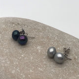 Freshwater AAAA Pearl 8-9 mm stud earrings