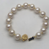 Freshwater Pearl with Gold Bracelet