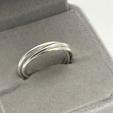 Sterling Silver Russian Wedding Four Band Womens Ring