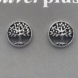 Open Tree of Life stud earrings