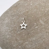 Open star charm