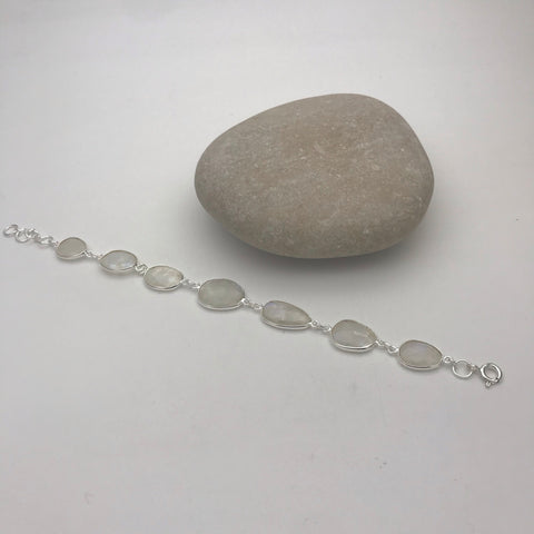 Faceted Moonstone Bracelet