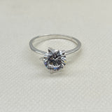 Diamond 8mm Solitaire Ring