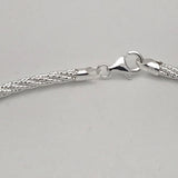 Twisted Sparkly Stiff Necklace