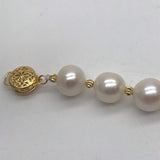 Sterling Silver Freshwater Pearl with Gold Bracelet
