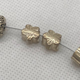 Sterling Silver European Large Hole Bead Pair