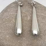 Shiny Elongated Club Shape Earrings