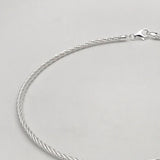 Twisted Sparkly Stiff Necklace