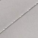 Cut Silver Twist Chain