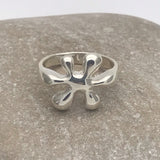 Sterling Silver Paint Splat Ring