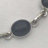 Semi precious black stone bracelet