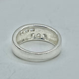 Sterling Silver Graduated Diamond Ring